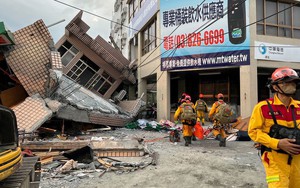 Cảnh báo sóng thần sau động đất mạnh dữ dội tại Đài Loan khiến nhiều tòa nhà sụp đổ