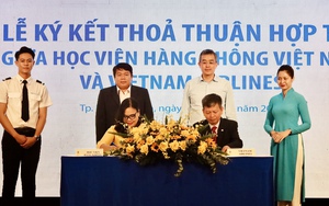 Vietnam Airlines "bắt tay" hợp tác với Học viện Hàng không Việt Nam