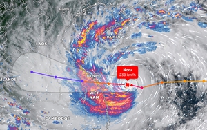 Bão số 4 Noru tăng gần 3 cấp, sức tàn phá còn hơn siêu bão Xangsane