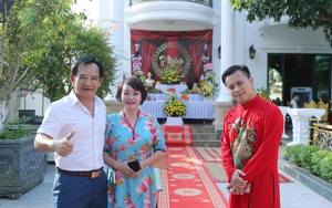 Nghệ sĩ Quang Tèo, Trà My tổ chức lễ giỗ Tổ nghề sân khấu tại biệt thự rộng 1000m2 ở ngoại thành Hà Nội
