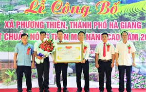 Phương Thiện xã về đích nông thôn mới nâng cao đầu tiên của Hà Giang