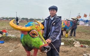 Ông nông dân Hà Nam 10 năm tham gia Lễ hội Tịch điền bật mí cách chăm sóc trâu "có 1 không 2"
