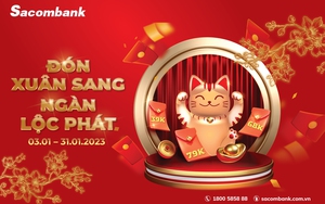 “Đón xuân sang - Ngàn lộc phát” cùng Sacombank