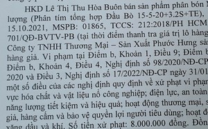 Đại diện Công ty nói gì về phân bón đầu bò giả?