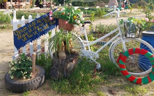 Khu vườn tái chế của người khuyết tật ở Bình Định