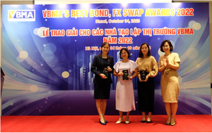 Vietcombank vinh dự nhận giải thưởng cao nhất dành cho Nhà tạo lập Thị trường giao dịch Repo nhiều nhất năm 2022