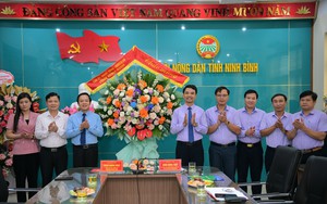 Chủ tịch UBND tỉnh Ninh Bình chúc mừng nhân kỷ niệm 93 năm ngày thành lập Hội NDVN