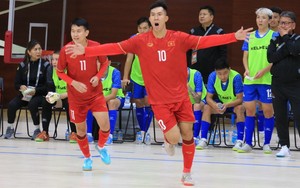Thắng đậm Hàn Quốc, futsal Việt Nam giành ngôi đầu bảng, thẳng tiến VCK futsal châu Á 2024