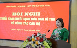 Bà Cao Xuân Thu Vân được Ban Bí thư chỉ định giữ chức Bí thư Đảng đoàn Liên minh Hợp tác xã Việt Nam