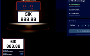 Đại gia Thanh Hóa bỏ cọc 2 "siêu biển số" 51K-888.88 và 30K-567.89, khi nào đấu giá lại?