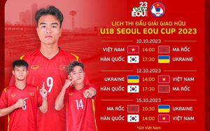 Cập nhật kết quả U18 Việt Nam vs U18 Ukraine