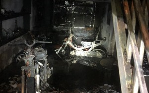 4 người tự thoát trong đám cháy nhà 4 tầng ở Hà Nội