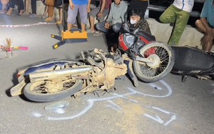 Ba xe máy tông nhau trên cầu vượt qua cao tốc Vĩnh Hảo - Phan Thiết khiến 2 người tử vong