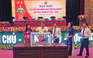 Tiến sĩ Trịnh Văn Thiện, Bí thư Huyện uỷ Thanh Hà được bầu giữ chức Chủ tịch Hội Nông dân Hải Dương