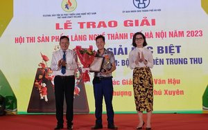 56 tác phẩm được trao giải tại Hội thi sản phẩm làng nghề TP Hà Nội 2023: Tác giả trẻ nhất chỉ mới 18 tuổi