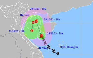 Bão số 5 bất ngờ &quot;bẻ lái&quot; đột ngột trên vịnh Bắc Bộ