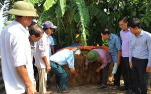 Ninh Bình: Gần 50 cán bộ, hội viên nông dân tham quan các mô hình xử lý rác hữu cơ