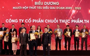 TH được tôn vinh doanh nghiệp nộp thuế tiêu biểu