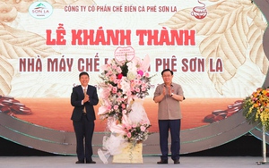 Chủ tịch Quốc hội Vương Đình Huệ dự Lễ khánh thành Nhà máy chế biến cà phê Sơn La