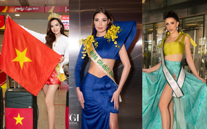 Lê Hoàng Phương "đọ sắc" với thí sinh Miss Grand International 2023 ở sân bay, ai nổi bật nhất?