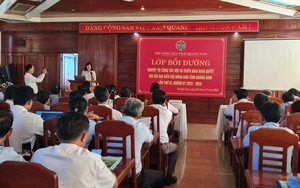 Hơn 100 cán bộ Hội Nông dân ở Quảng Nam được bồi dưỡng nghiệp vụ