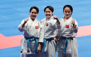 Karate mang về HCV thứ 3, đoàn TTVN tăng mấy bậc trên BXH huy chương ASIAD 2023?