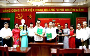 Hội Nông dân tỉnh Ninh Bình và Hà Giang ký kết chương trình hoạt động công tác
