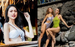 Nhan sắc dàn đối thủ &quot;đáng gờm&quot; của Bùi Quỳnh Hoa khi mặc bikini quyến rũ trước chung kết Miss Universe 2023