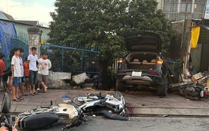 Tài xế lái ô tô tông loạt xe máy, ô tô khiến 1 người tử vong khai: Gây tai nạn sau cuộc nhậu 