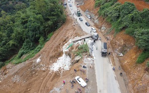 Tai nạn giao thông liên hoàn tại dốc Cun (Hòa Bình), giao thông trên Quốc lộ 6 ùn tắc nhiều giờ