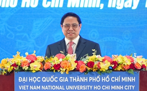Thủ tướng Phạm Minh Chính chia sẻ nhiều điều quan trọng với sinh viên tại Lễ Khai khóa của ĐH Quốc gia TP.HCM