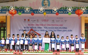 Quỹ Vì tầm vóc Việt triển khai dự án 1.000 nhà vệ sinh trường học: Niềm vui mới ở những ngôi trường vùng cao