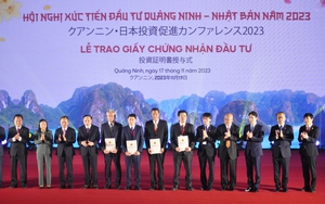 Quảng Ninh trao giấy chứng nhận đăng ký đầu tư cho 4 dự án FDI Nhật Bản, tổng vốn trên 80 triệu USD