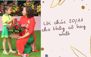 Top 30 lời chúc 20/11 ý nghĩa nhất cho thầy cô giáo nhân Ngày Nhà giáo Việt Nam