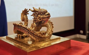 Ấn vàng "Hoàng đế chi bảo" của triều Nguyễn chính thức được hồi hương