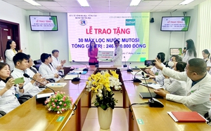 Nutifood trao tặng 30 máy lọc nước cho Bệnh viện Bà Rịa