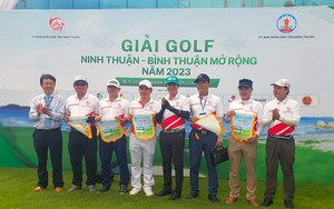 Gần 160 golfer tranh tài sôi nổi ở giải golf Ninh Thuận - Bình Thuận mở rộng năm 2023 