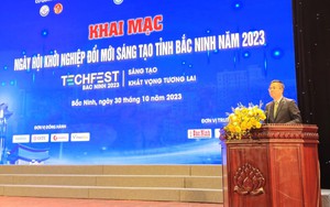 Khởi nghiệp đổi mới sáng tạo tỉnh Bắc Ninh 2023: Thứ trưởng Nguyễn Hoàng Giang đặt kì vọng lớn