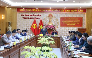 Phó Thủ tướng Trần Hồng Hà làm việc với tỉnh Lâm Đồng về tình hình triển khai 2 tuyến cao tốc