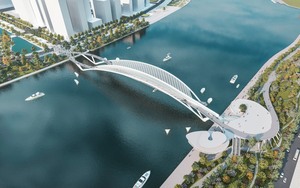 TP.HCM đã có nhà tài trợ 1.000 tỷ đồng xây cầu đi bộ hình lá dừa nước qua sông Sài Gòn