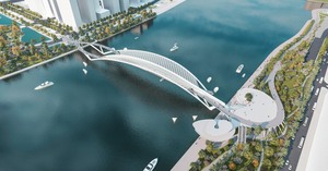 Xây cầu đi bộ hình lá dừa nước qua sông Sài Gòn: Một  doanh nghiệp đề xuất tài trợ 1.000 tỷ đồng 