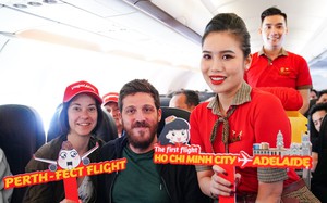 Tin vui: Đường bay đến Perth, Adelaide của Vietjet vừa khai trương