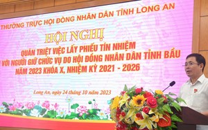 Chuẩn bị lấy phiếu tín nhiệm người giữ chức vụ do HĐND tỉnh Long An bầu