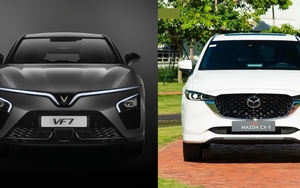 VinFast VF 7 “so găng” Mazda CX-5: Xe điện khoẻ hơn, chi phí lăn bánh và vận hành rẻ hơn