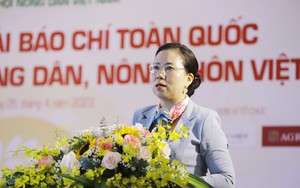 Phó Chủ tịch Hội NDVN Bùi Thị Thơm: Giải báo chí về nông nghiệp, nông dân, nông thôn có sức lan tỏa chưa từng thấy