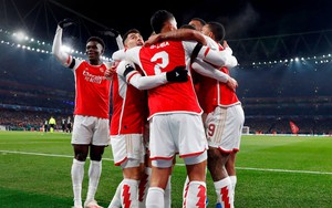 Giành vé vào vòng 1/8 Champions League, Arsenal lập nên nhiều kỷ lục đáng nể