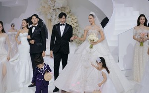 Á hậu Hương Ly cùng dàn người đẹp lộng lẫy trên sàn diễn thời trang áo cưới