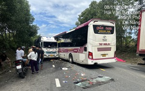 Tai nạn liên hoàn trên đường tránh Nam hầm Hải Vân khiến 3 người bị thương