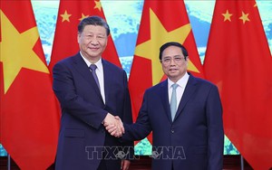 Thủ tướng Phạm Minh Chính hội kiến Tổng Bí thư, Chủ tịch Tập Cận Bình