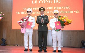 Hai Thứ trưởng Bộ Công an được thăng cấp hàm Trung tướng